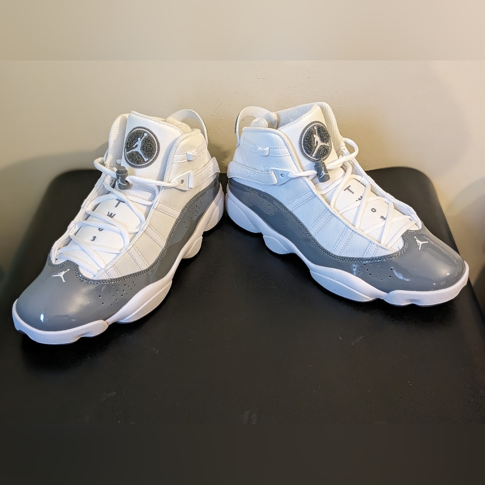 Men's NIB Jordan 6 Rings Cool Grey Sneakers - Picture 6 of 9